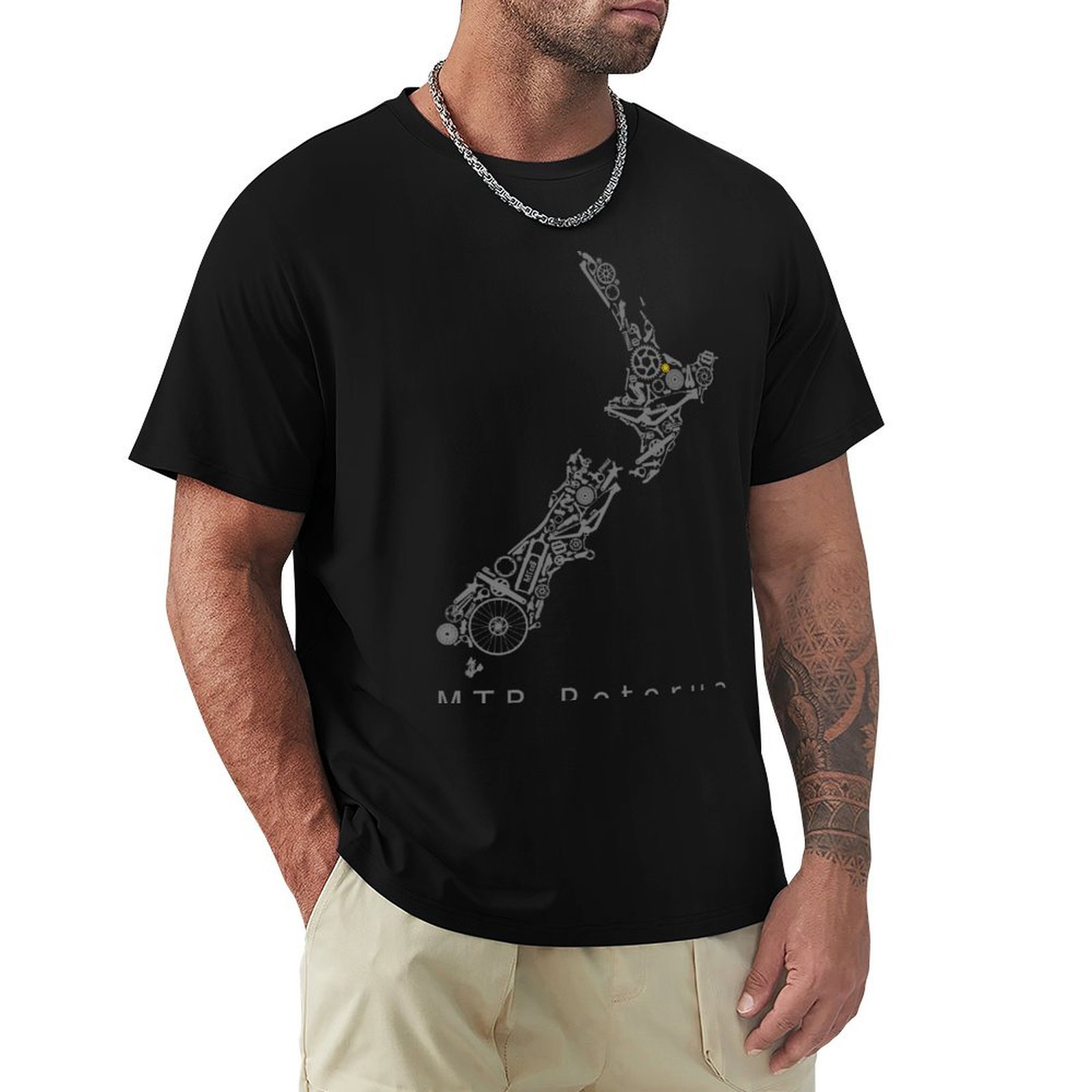 Mountain Biking New Zealand - NOUVELLE-ZÉLANDE - VTT Rotorua, t-shirt de