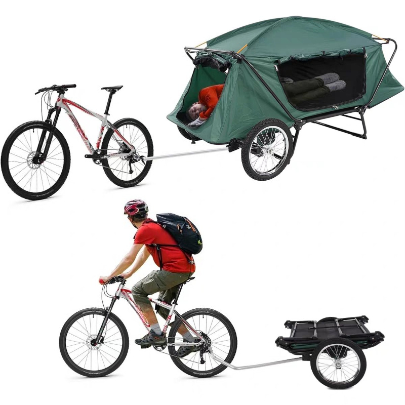 Remorque de camping pour vélo  - Mountain Biking Camp avis et prix