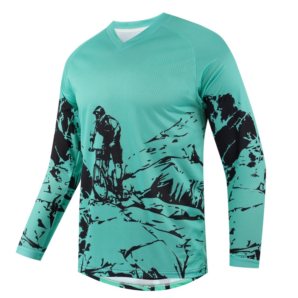 T-shirt de sport à manches lon - Mountain Biking Shirts avis et prix