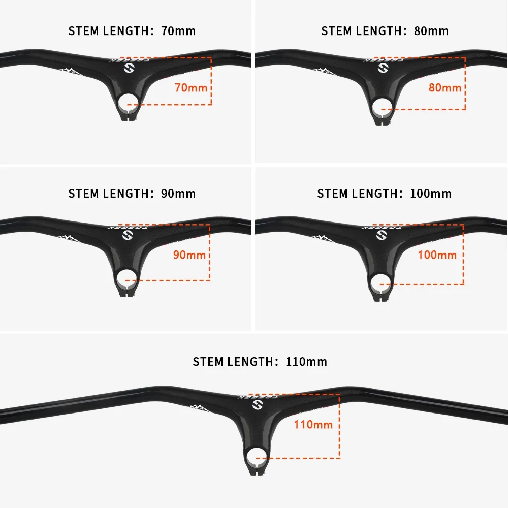 Guidon en carbone TOSEEK T800  - Mountain Biking Xc avis et prix