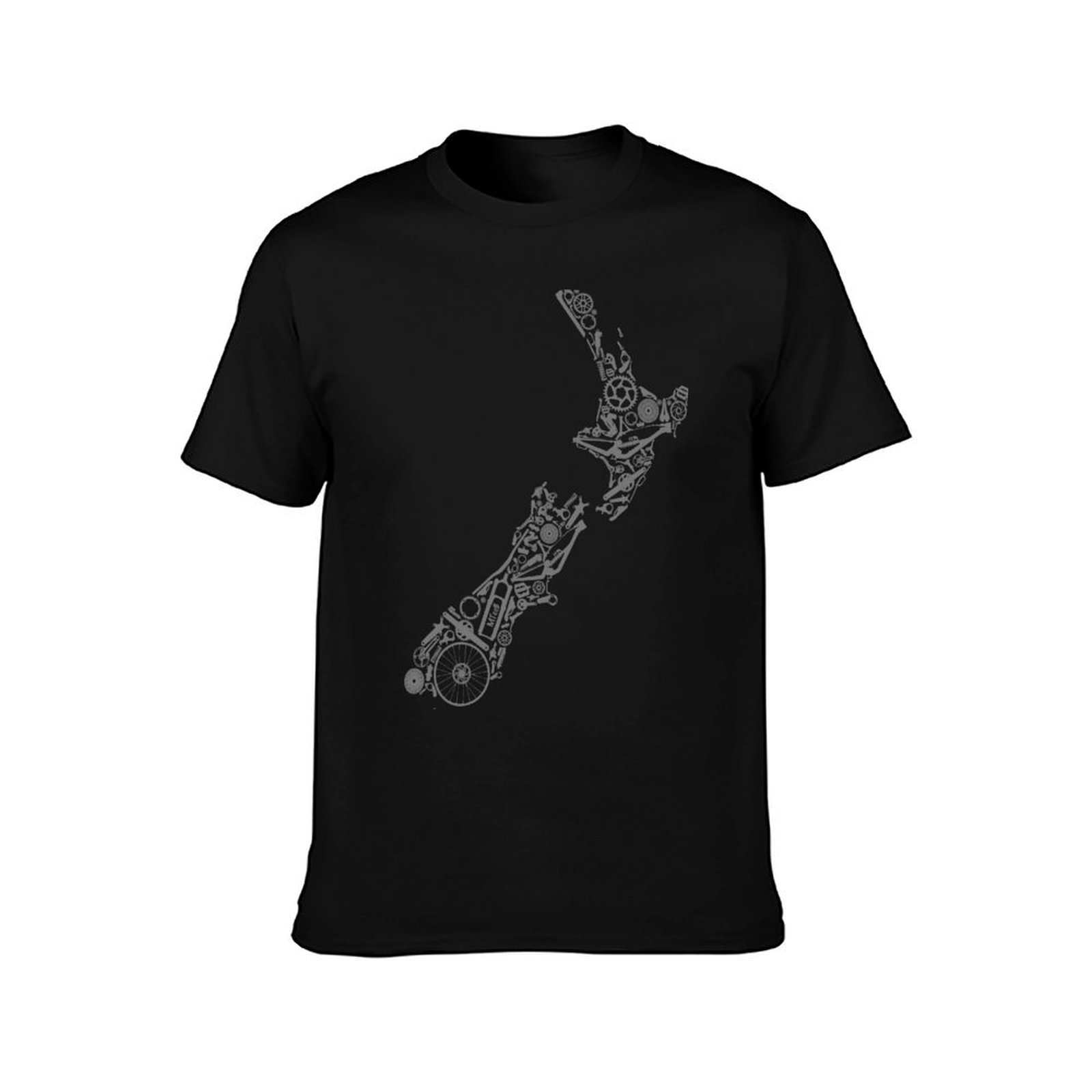 NOUVELLE-ZÉLANDE - T-shirt gri - Mountain Biking New Zealand avis et prix